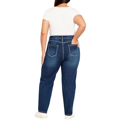 Avenue-Womens-Plus-Size-Jean-Butter-Straight 31M5UC1 3iL