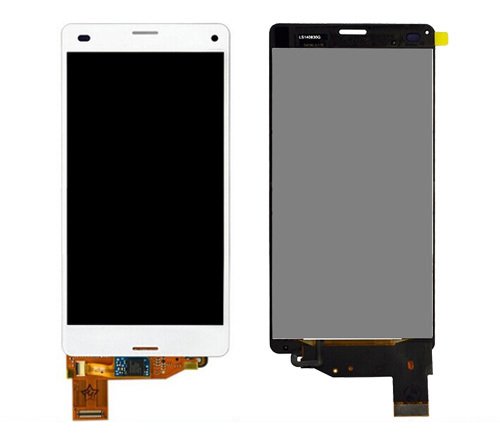 LCD Display Touch Screen Digitizer Assembly for Sony Xperia Z3 Mini Compact D5803 D5833 with Free Tools (White)