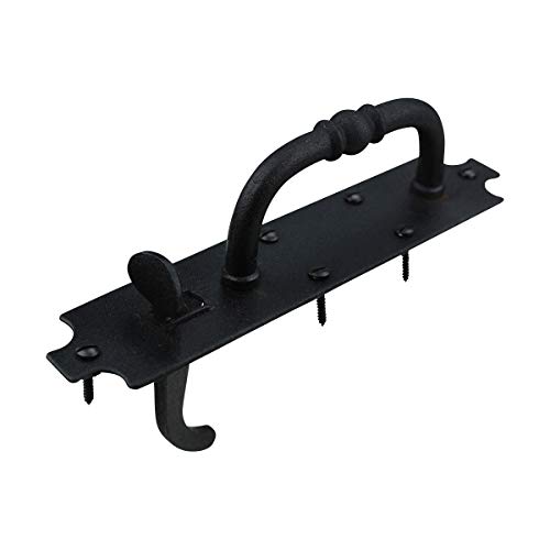 Black Cast Iron Norfolk Door Latches Traditional Gate Or Door 8" Tall Thumb Latches Black Powder Coated Two Sided Gate Latch Locks With Mounting Hardware | Renovators Supply Manufacturing Pack Of 6 #TOP7