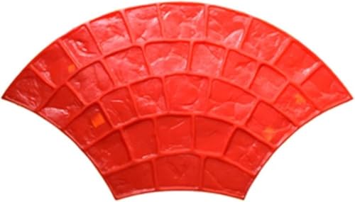 Moule à béton pour patio modèle B avec pochoirs texturés festonnés