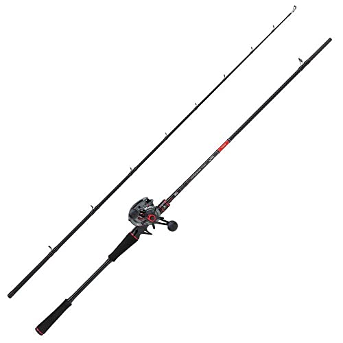 Abu Garcia Max LP Brochet Combo 2,44 m | 40-140 g – Canne à pêche – Moulinet de pêche Baitcast Combos – Leurre de pêche carnassier – pour pêche au...