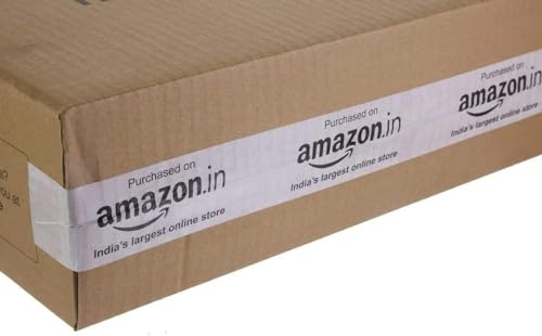 Image of SECUREMENT Amazon Branded Packaging Tape (2 inch x 65 mtr) (Pack of 6) - Milky White