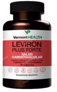 Pack de 2 - Leviron Plus Forte Complejo Reconstituyente de Hierro con Vitaminas (30 Cápsulas)