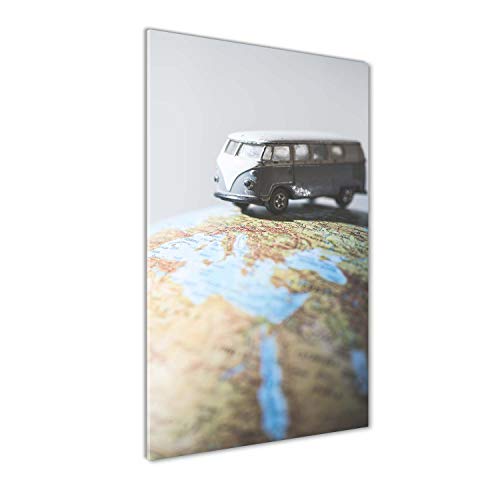 Impression sur verre acrylique Tulup 70x140 | Tableau plexiglas déco mural gris