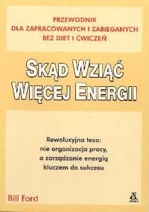 Paperback Skad wziac wiecej energii [Polish] Book