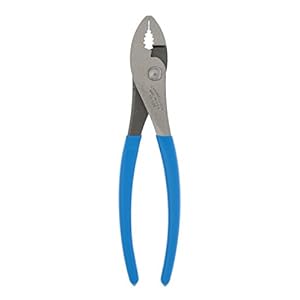 Channellock 528 8-Inch Slip Joint Pliers|Utility Plier with Wire Cutter|Serrated Jaw Forged from High Carbon Steel for Maximum Grip on Materials|Specially Coated for Rust Prevention,Blue