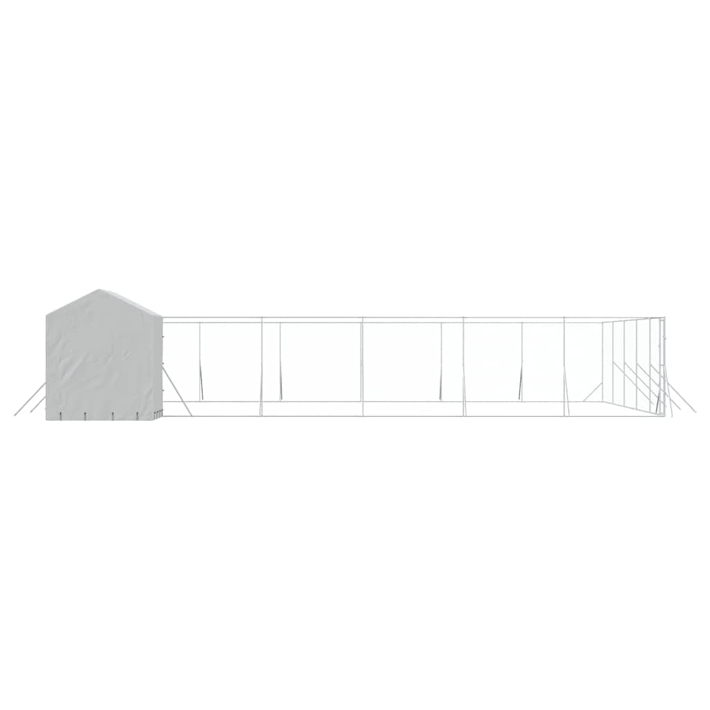 Cuccia esterna in acciaio zincato argento, 12 x 12 x 2,5 m