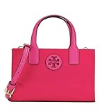 Tory Burch Women's Elle Gold-Tone Hardware Mini Nylon Tote Bag, 146437- (694 Bright Pink)