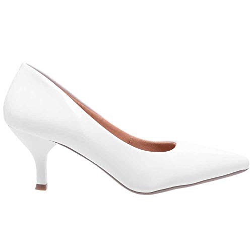 Scarpin Casual Feminino Ellas Online Branco