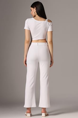 Image of TOPLOT co ord Set for Women Solid Top and Bottom