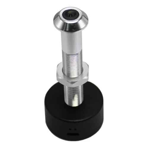Yaregelun Tuya Diameter 12MM Wide Angle Fisheye Dual Frequency WiFi Door Eye Silver+Black
