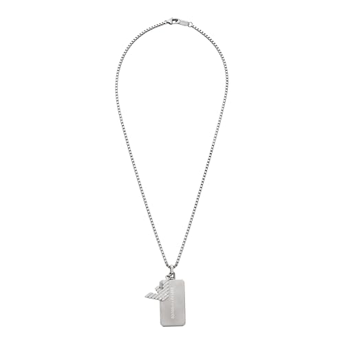 Image of Emporio Armani Stainless Steel Pendant or Chain Necklace for Men