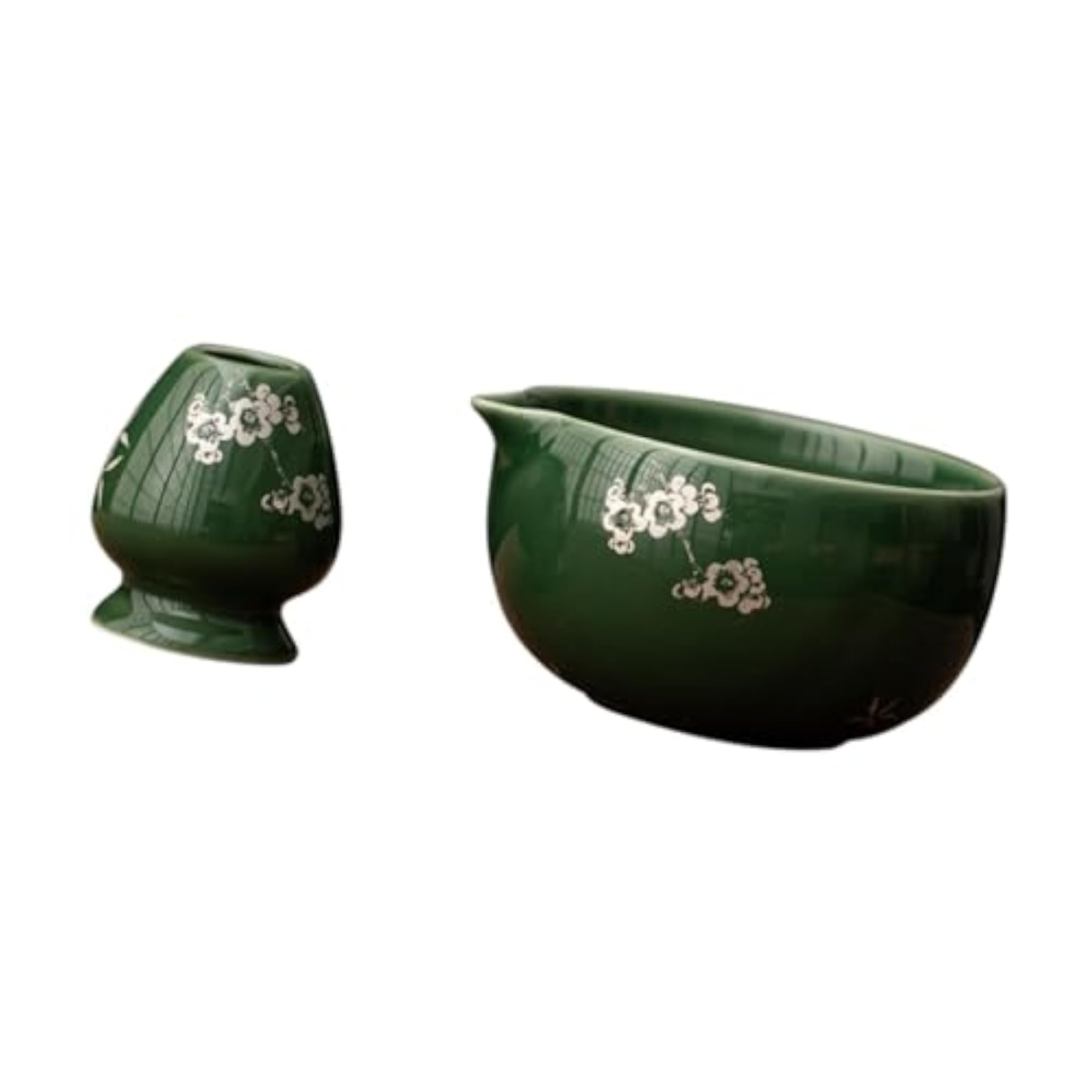 Portable Traditional Matcha Bowl with Pouring Spout