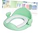 Toddmomy 1Pc Toilet Training Seat for Soft Cushioned Non Slip Design Fits All Toilets for Boys and Easy to Use Green Color