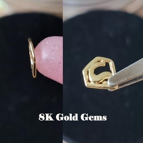 Image of Chamon 8K Solid Gold Tooth Gems - Superhero S-Sign Design, Iconic Hero Symbol Teeth Accessory, Cosplay Party Decorations for Men Women