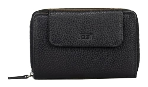 Jost Cuero Monedero Vika Zip Wallet en cuir véritable de qualité