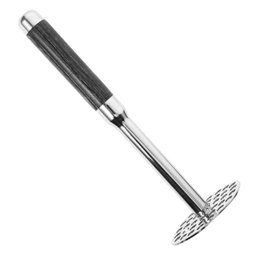 MUCKLILY Stainless Steel Potato Masher Multi Functional Kitchen Tool for Effortless Mashed Potatoes Vegetables Fruits for Home and Restaurant Use Easy to Clean Design