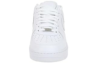 Nike Men's Air Force 1 '07 Basketball Shoe, White/Black, 9