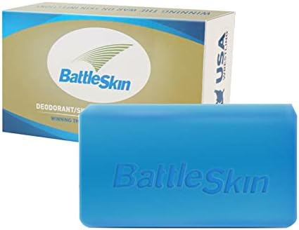Battleskin Bar Soap Tea Tree Soap, Antifungal Soap for Women/Men Help Yeast Infections, Jock Itch, Athlete's Foot, Body Odor, Ringworm, Skin Irritations with Natural Tea Oil, Lavender Oil, 6 Ounce
