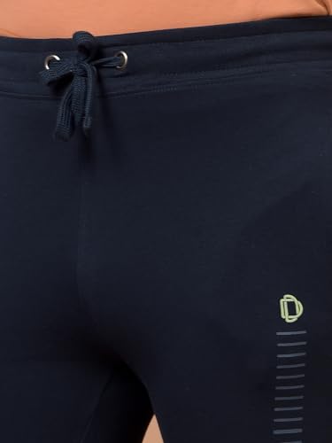 Image of Dollar Cotton Rich Fabric Solid Men's Shorts | Ribbed Waistband with Drawcord | Fashionable Print with Logo Branding | Side Pockets with Zip on one Side | Wide Array of Attractive Colours