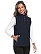 MoFiz Softshellweste Damen Weste Outdoor Fleece Laufweste Wasserdichte Trekking Wander Sports Ärmellose Jacke Blau M