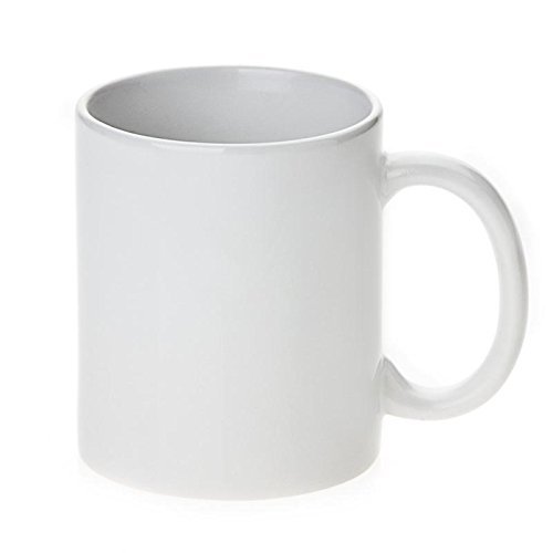 Buycrafty Ceramic Personalized Coffee Mug (White, 11oz)