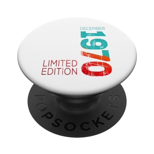Mes de Diciembre 1970 Año 1970 Retro 1970 Vintage 1970 PopSockets PopGrip Intercambiable