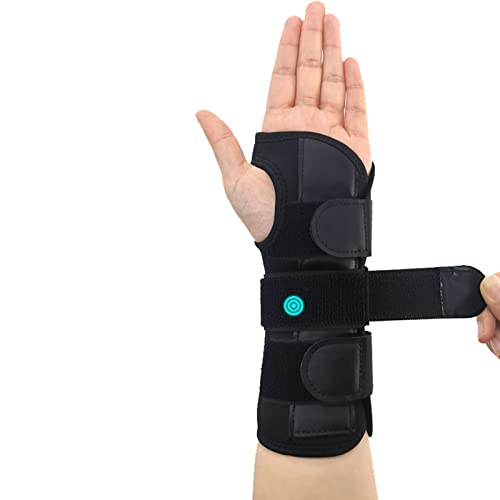 yuxiaoshi Attelle de poignet en métal amovible pour soulager la douleur du canal carpien, tendinite et arthrite - Gauche Cover