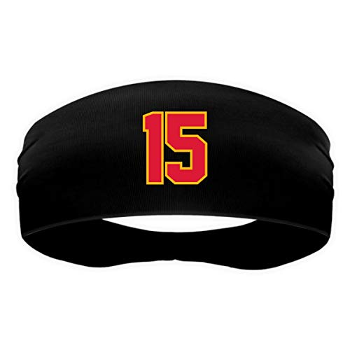 Go All Out One Size Black Adult Mahomes Headband Sport and Workout Wicking Headband