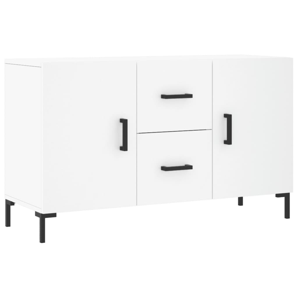 ShGaxin Kredens biały 100 x 36 x 60 cm materiał drewnopochodny, komoda do sypialni, komody i kredensy, szafka do salonu, komoda, komoda do przedpokoju, meble pokojowe - 828172