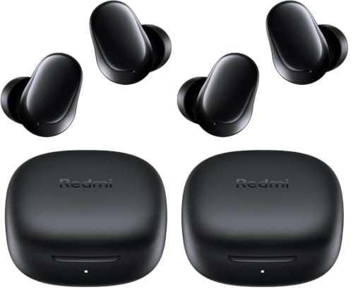 Redmi Buds 6 Play - In-Ear Kopfhörer, 36h Akkulaufzeit, 10mm Dynamik-Treiber mit 4 EQ-Einstellungen, AI-Geräuschunterdrückung für Anrufe, Bluetooth 5.4, Schnellladen für 3h Musik in 10 Minuten, Black