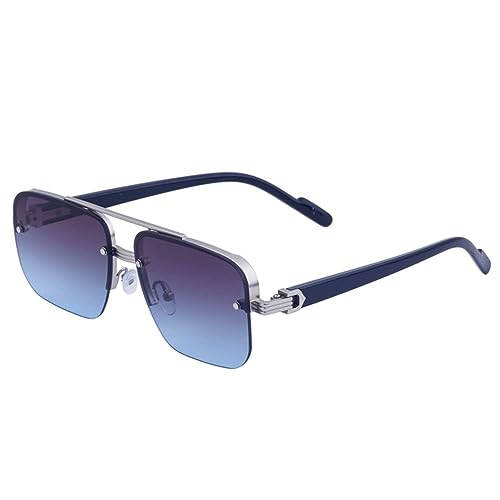 Lunettes de soleil grand cadre homme au design vintage et finition épurée
