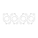 Cometic Exhaust Manifold Gasket Set - C4210-030