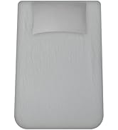 Dormlony Muslin Cotton Twin XL Fitted Sheet Set,Soft and Breathable 2 Piece (1 Fitted Sheet, 1 Pi...