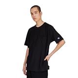 [チャンピオン] 半袖Tシャツ 半袖 丸首 COTTON USA Relax Fit リバースウィーブ(R) ショートスリーブポケットTシャツ C3-B307-090-M