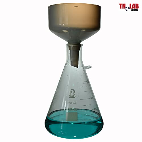 Tn Lab Supply BUCH FF KIT 250MM-10000ML Tn Lab Huge Buchner Funnel Kit 250Mm Porcelain Buchner Funnel 10000Ml 10L Filter Vacuum Flask thumb #7