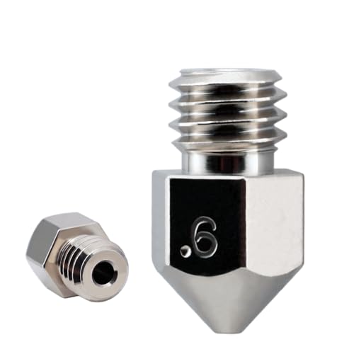 Micro Swiss Plated Wear Resistant Nozzle MK8 MakerBot, CraftBot, BQ Witbox, BQ Prusa I3 Hephestos 0.6mm