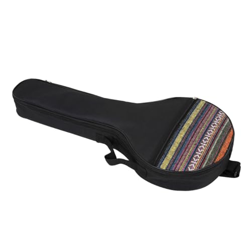 FAVOMOTO 4 String Musical Instrument Storage Bag Banjo Case Cover Comfortable Shoulder Strap for Banjo Random Style
