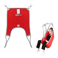 EZ Assistive Patientenlifter Hebegurt,Hebegurt für den Toilettengang mit geteiltem Bein U-Schlinge für Transferschlingen, 500 lbs Gewichtskapazität (groß)