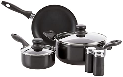 image for Gibson Home Back to Basics Nonstick Aluminum Cookware Set, 59-Piece, B