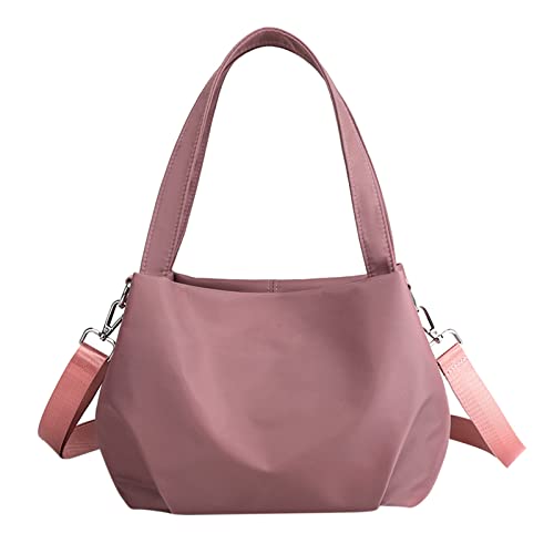 Sac à bandoulière en nylon léger et imperméable avec fermeture cordon