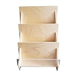 Legno Robusto: Realizzato in legno di alta qualità, questo espositore per cartoline di auguri resiste a incurvamenti e piegature, assicurando prestazioni affidabili per anni di utilizzo, per mostrare cartoline stagionali a casa o in spazi commerciali come negozi, creando una presentazione attraente che combina stabilità e eleganza, adattandosi a diverse esigenze senza necessità di manutenzione.