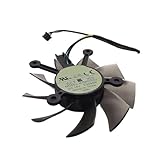 ventilateur BACYDLPL Ventilateur de Refroidissement R128015SU DC 12 V 0,50 A 4 Broches 75 mm GTS450 460 HD7850 EAH5830 6850 8600 9800G 9600