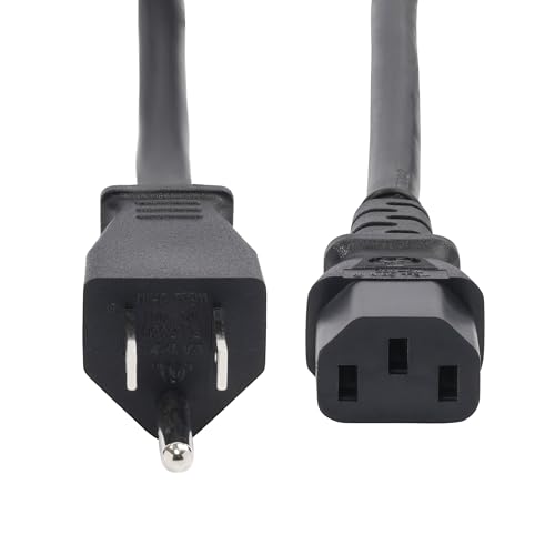 Image of StarTech 8ft Computer Power Cord, 13A 125V, 16AWG (271B-6800-POWER-CORD) | NEMA 5-15P to IEC 60320 C13, UL Listed, Monitor Power Cable, Replacement Power Cable