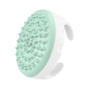 Elektrische massageborstel – elektrische massageborstel met etherische olie | cellulitis massageapparaat voor het schrapen van de gezondheid, lichaamsborstel voor het afvallen van buikspieren met Ma