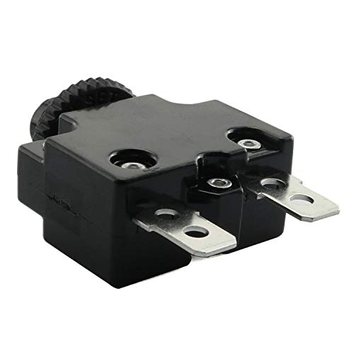 Ruiling 1-Pack Thermal Switch Circuit Breaker Overload Protector 20A Mini Size Push Reset Button Switch #TOP4