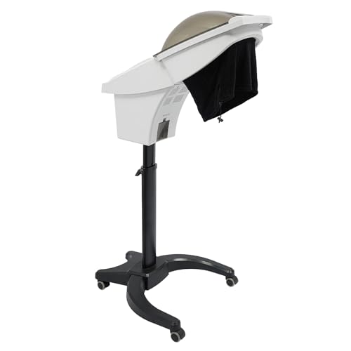 Salon Hair Steamer | Professional O3 Ozone Micro Mist Hair Steamer, Accelerator Color Processor Hair Care with 12 Light-Color, for Homes, Spas, Barber Shops