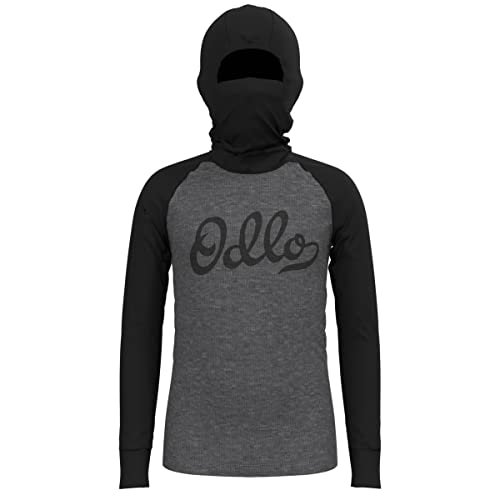 T-shirt fonctionnel manches longues Odlo enfant avec masque facial Active Warm ECO