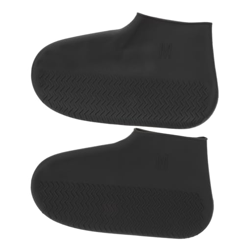 BELLIFFY Rainproof Overshoes 1 Pair Pvc Waterproof Shoe Covers for Outdoor Activities