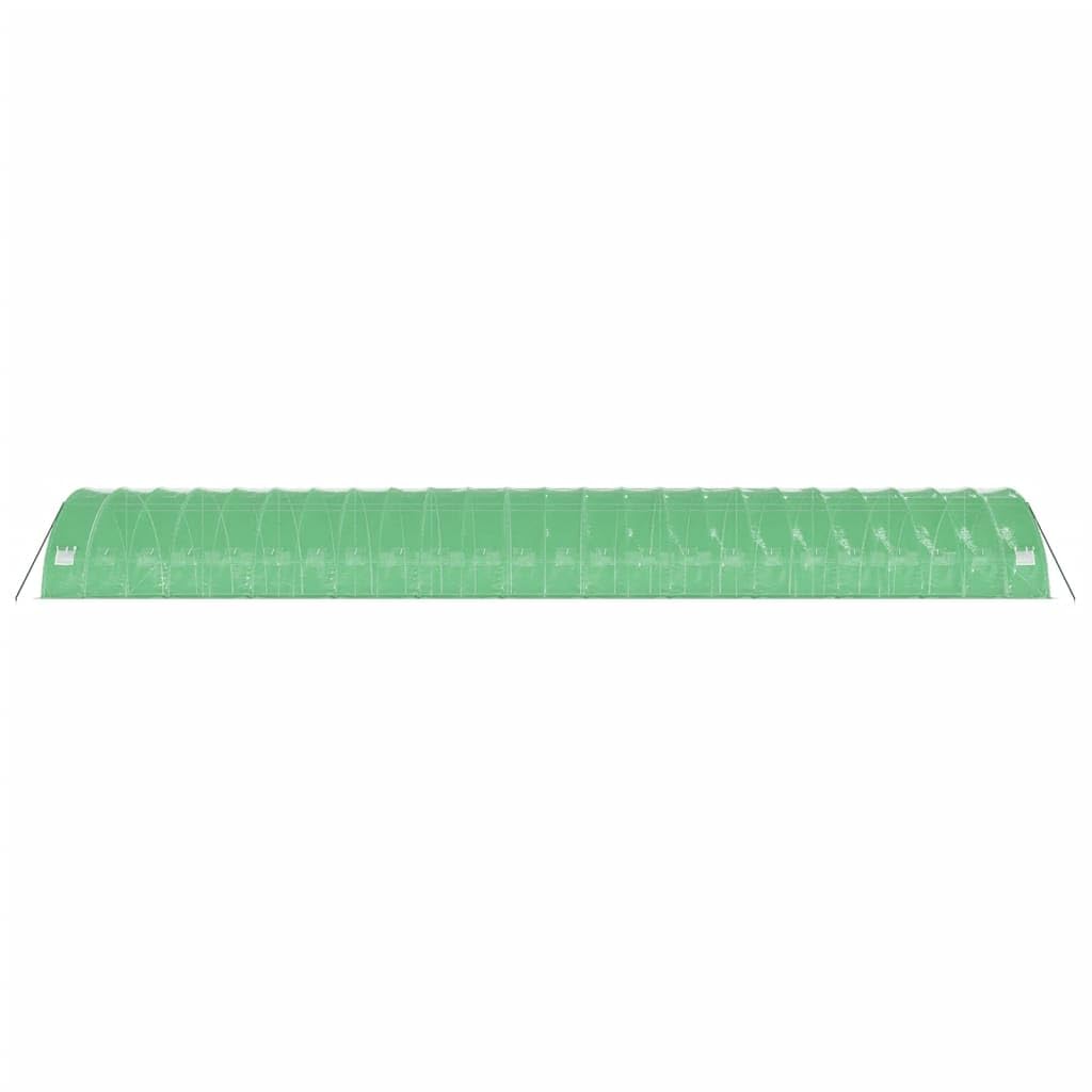 Serre de Jardin avec Cadre en Acier, Vert, 144 m², 24x6x2,85 m
